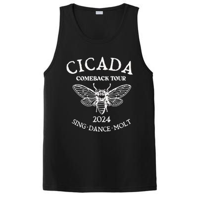 Cicada 2024 Cicada Reunion Funny Cicada Concert PosiCharge Competitor Tank