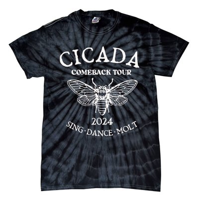 Cicada 2024 Cicada Reunion Funny Cicada Concert Tie-Dye T-Shirt