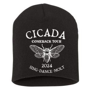 Cicada 2024 Cicada Reunion Funny Cicada Concert Short Acrylic Beanie