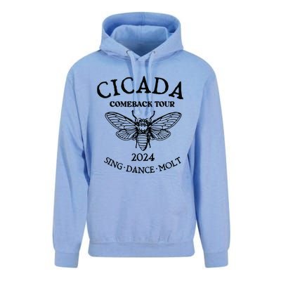 Cicada 2024 Cicada Reunion Funny Cicada Concert Unisex Surf Hoodie