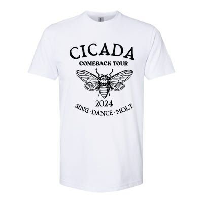 Cicada 2024 Cicada Reunion Funny Cicada Concert Softstyle CVC T-Shirt