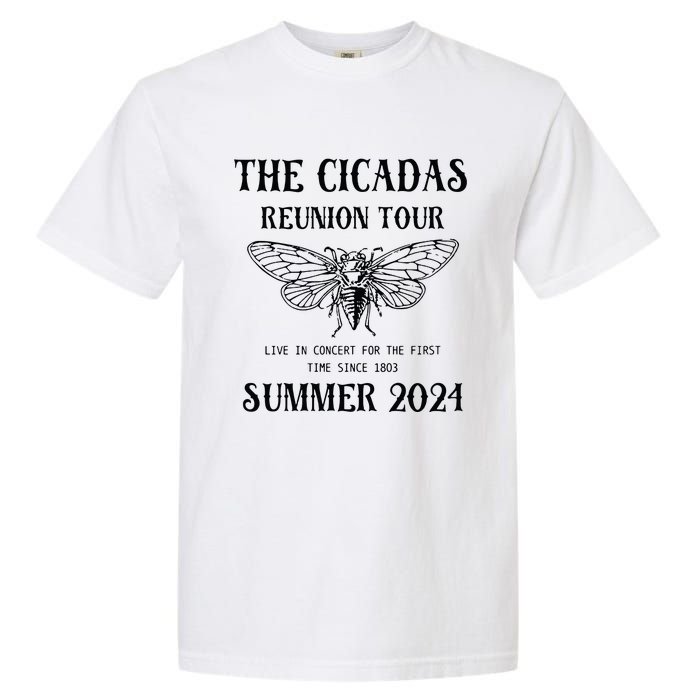 Cicada 2024 Cicada Reunion Funny Cicada Concert Garment-Dyed Heavyweight T-Shirt