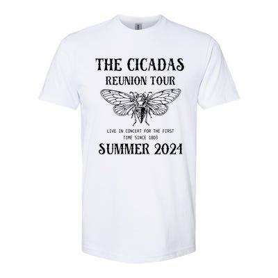 Cicada 2024 Cicada Reunion Funny Cicada Concert Softstyle CVC T-Shirt