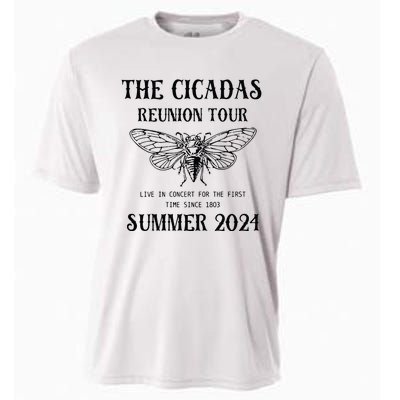 Cicada 2024 Cicada Reunion Funny Cicada Concert Cooling Performance Crew T-Shirt