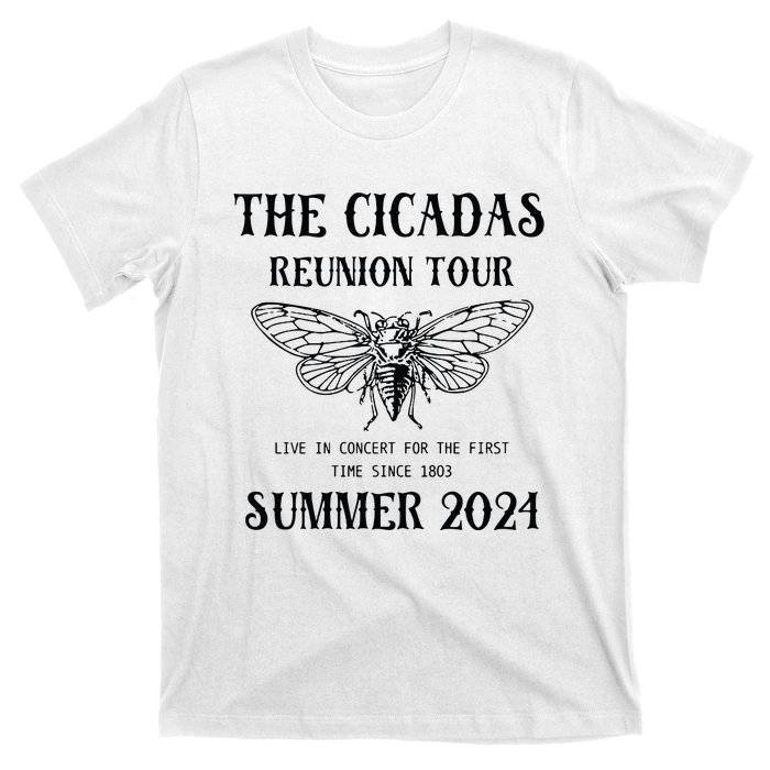 Cicada 2024 Cicada Reunion Funny Cicada Concert T-Shirt