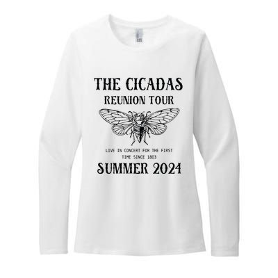 Cicada 2024 Cicada Reunion Funny Cicada Concert Womens CVC Long Sleeve Shirt