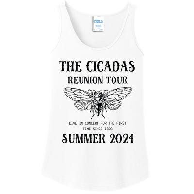 Cicada 2024 Cicada Reunion Funny Cicada Concert Ladies Essential Tank