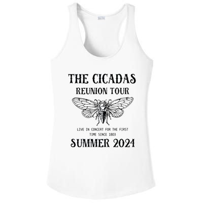 Cicada 2024 Cicada Reunion Funny Cicada Concert Ladies PosiCharge Competitor Racerback Tank