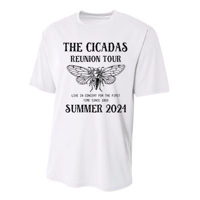 Cicada 2024 Cicada Reunion Funny Cicada Concert Performance Sprint T-Shirt