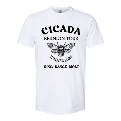 Cicada 2024 Cicada Reunion Funny Cicada Concert Softstyle CVC T-Shirt