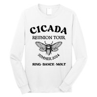 Cicada 2024 Cicada Reunion Funny Cicada Concert Long Sleeve Shirt