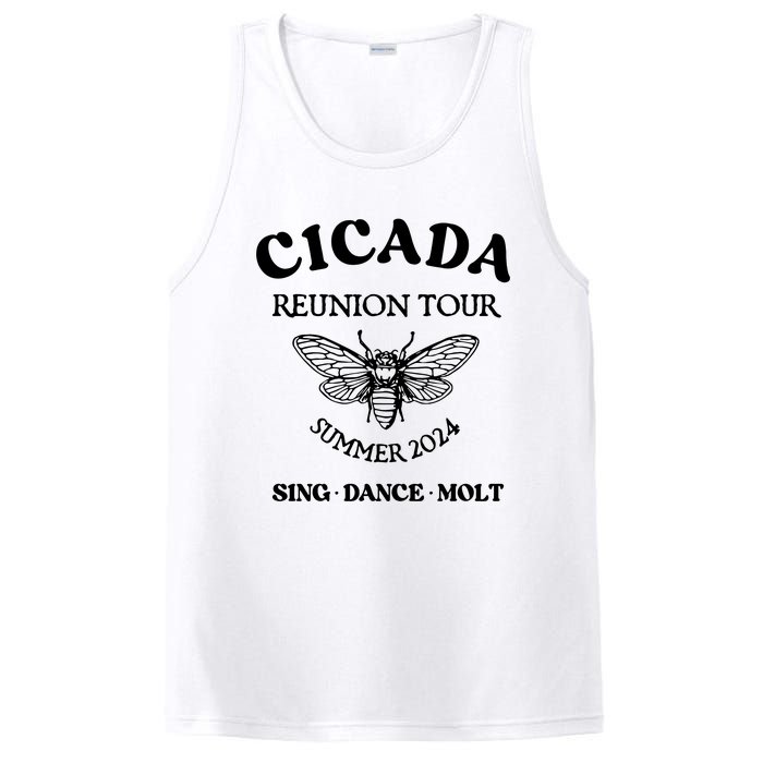 Cicada 2024 Cicada Reunion Funny Cicada Concert PosiCharge Competitor Tank