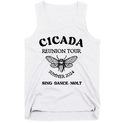 Cicada 2024 Cicada Reunion Funny Cicada Concert Tank Top