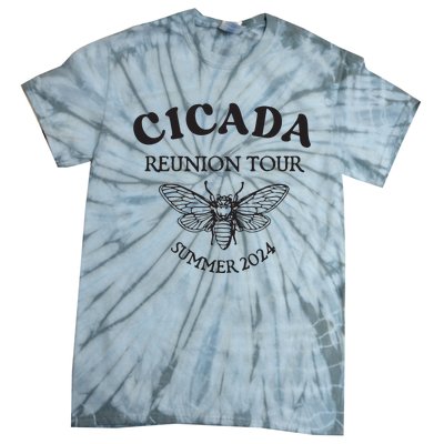 Cicada 2024 Cicada Reunion Funny Cicada Concert Tie-Dye T-Shirt