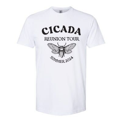 Cicada 2024 Cicada Reunion Funny Cicada Concert Softstyle CVC T-Shirt