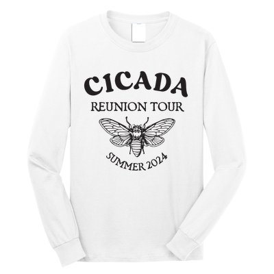 Cicada 2024 Cicada Reunion Funny Cicada Concert Long Sleeve Shirt