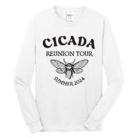 Cicada 2024 Cicada Reunion Funny Cicada Concert Tall Long Sleeve T-Shirt