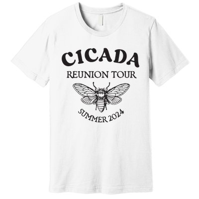 Cicada 2024 Cicada Reunion Funny Cicada Concert Premium T-Shirt