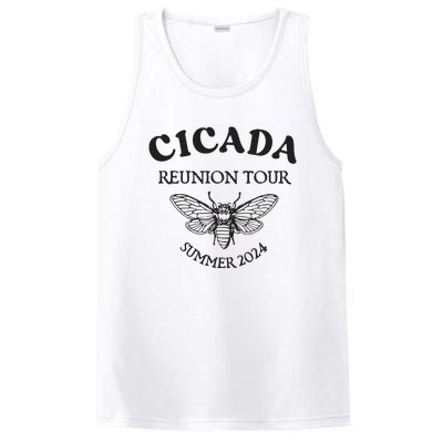 Cicada 2024 Cicada Reunion Funny Cicada Concert PosiCharge Competitor Tank