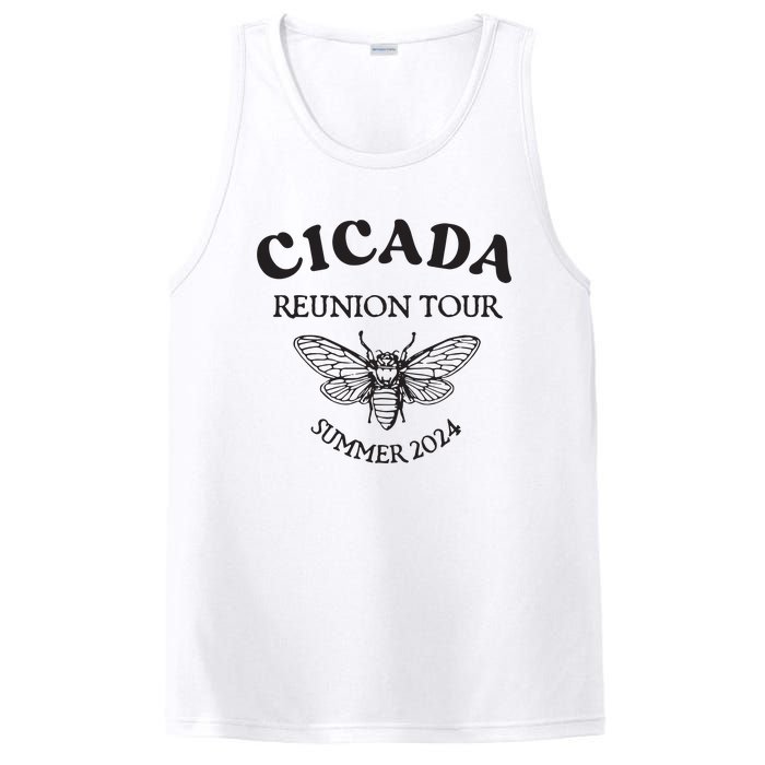 Cicada 2024 Cicada Reunion Funny Cicada Concert PosiCharge Competitor Tank