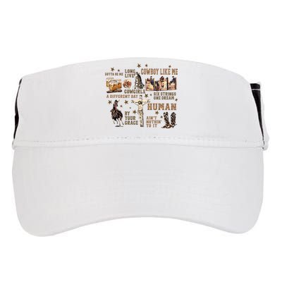 Long Live Country Music Adult Drive Performance Visor