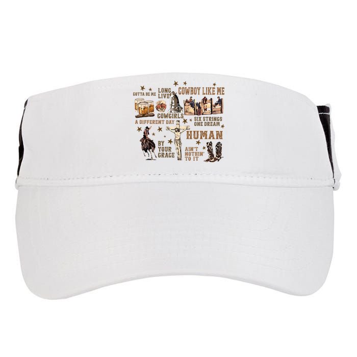 Long Live Country Music Adult Drive Performance Visor