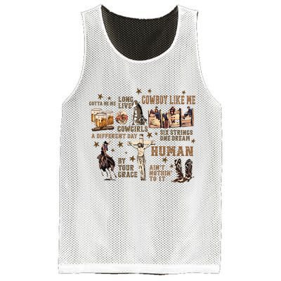 Long Live Country Music Mesh Reversible Basketball Jersey Tank