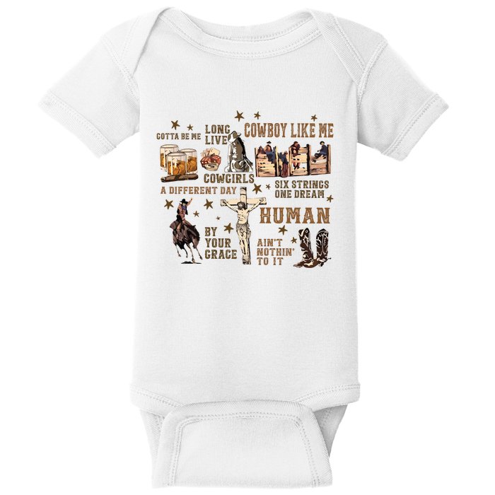 Cojo 2024 Cody Country Music Baby Bodysuit