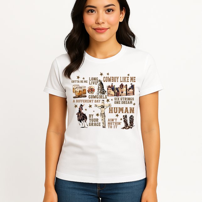 Long Live Country Music Womens T-Shirt
