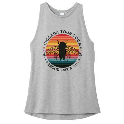 Cicada 2024 Ladies PosiCharge Tri-Blend Wicking Tank