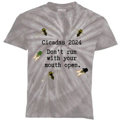 Cicada 2024 Cicadas Funny Cicada Kids Tie-Dye T-Shirt