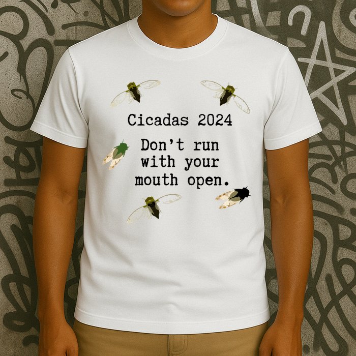 Cicada 2024 Cicadas Funny Cicada T-Shirt