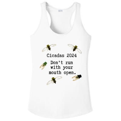 Cicada 2024 Cicadas Funny Cicada Ladies PosiCharge Competitor Racerback Tank