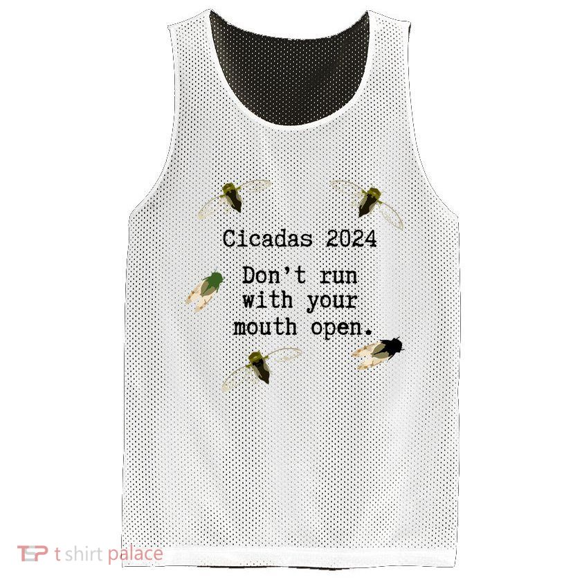 Cicada 2024 Cicadas Funny Cicada Mesh Reversible Basketball Jersey Tank