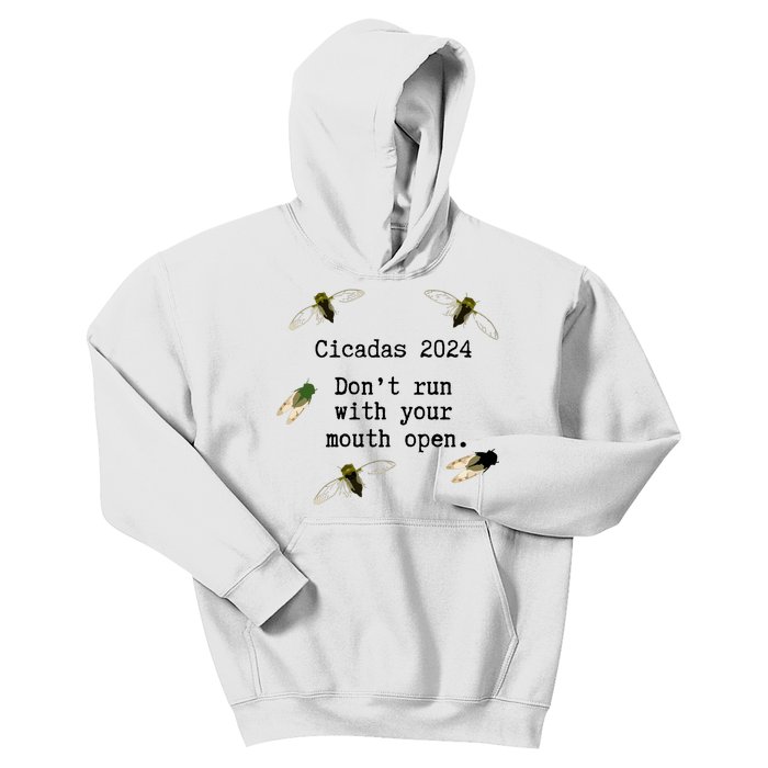 Cicada 2024 Cicadas Funny Cicada Kids Hoodie