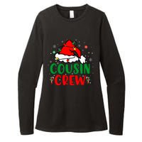 Christmas 2024 Cousin Crew Xmas Santa Hat Pajamas Womens CVC Long Sleeve Shirt