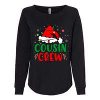 Christmas 2024 Cousin Crew Xmas Santa Hat Pajamas Womens California Wash Sweatshirt