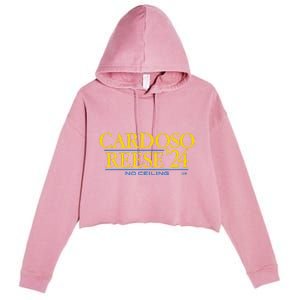 Cardosoreese 24 Chicago Basketball Crop Fleece Hoodie