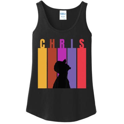 Chris 2024 Chris Personalized First Name Ladies Essential Tank