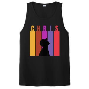 Chris 2024 Chris Personalized First Name PosiCharge Competitor Tank