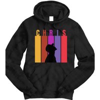 Chris 2024 Chris Personalized First Name Tie Dye Hoodie