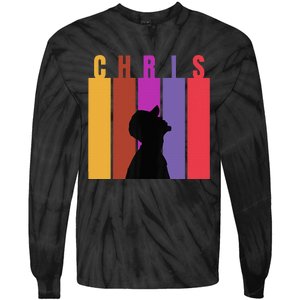 Chris 2024 Chris Personalized First Name Tie-Dye Long Sleeve Shirt