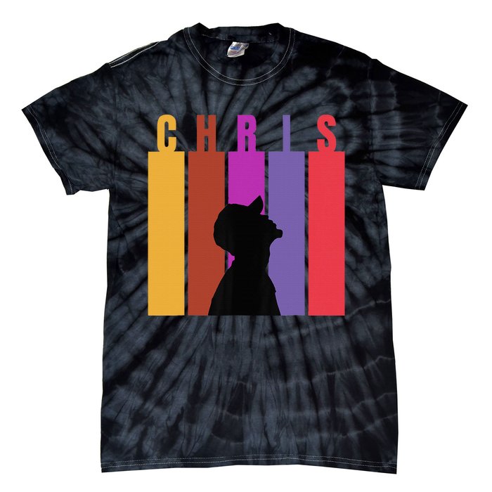 Chris 2024 Chris Personalized First Name Tie-Dye T-Shirt