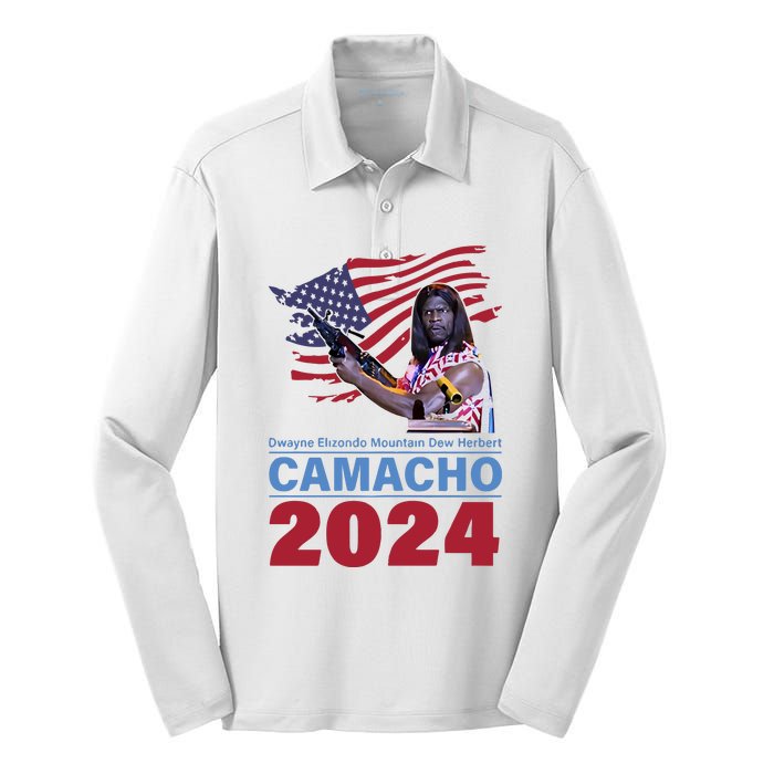 Camacho 2024 Dwayne Elizondo Mountain Dew Herbert Silk Touch Performance Long Sleeve Polo