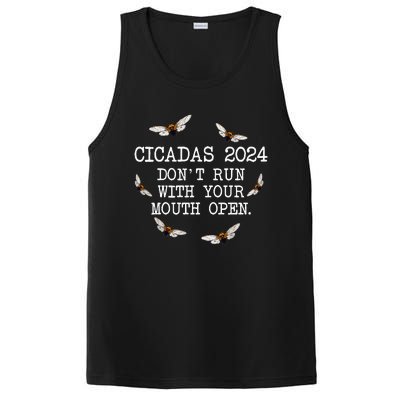 Cicadas 2024 DonT Run With Your Mouth Open Brood Xiii PosiCharge Competitor Tank