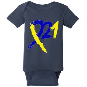 Chromosomes 21 Down Syndrome Gear World Day Baby Bodysuit