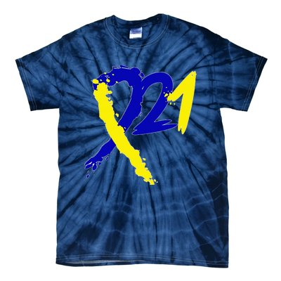 Chromosomes 21 Down Syndrome Gear World Day Tie-Dye T-Shirt