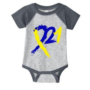 Chromosomes 21 Down Syndrome Gear World Day Infant Baby Jersey Bodysuit