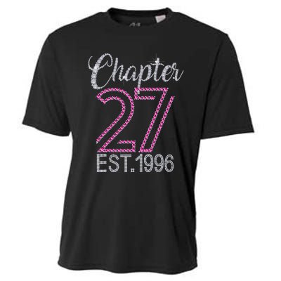 Chapter 27 EST 1996 27th Birthday Gift For Womens Cooling Performance Crew T-Shirt