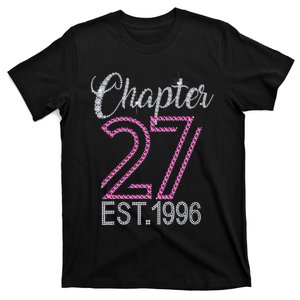 Chapter 27 EST 1996 27th Birthday Gift For Womens T-Shirt